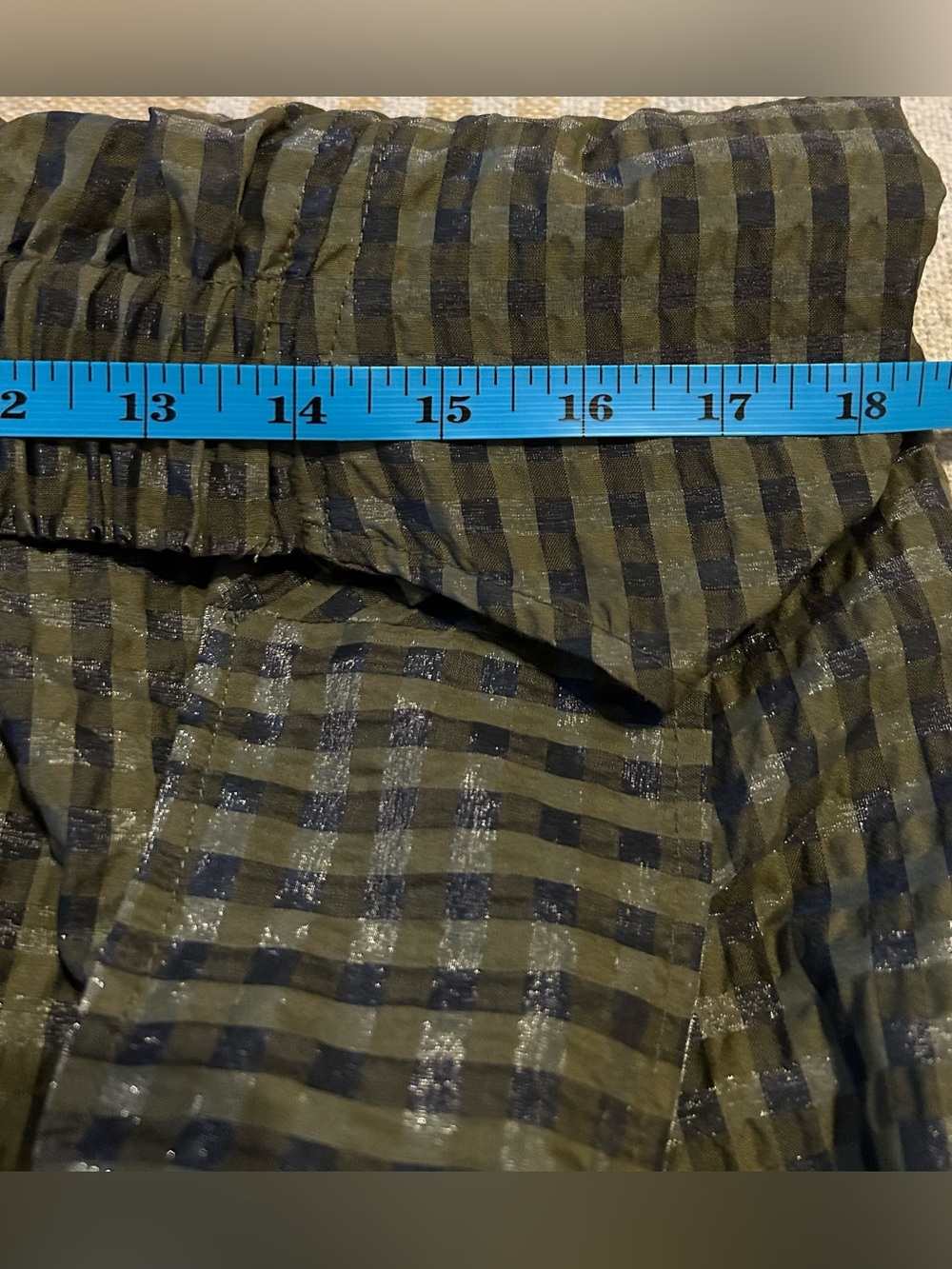 GANNI ‘Kalamata’ Pre-Fall ‘20 Seersucker Midi Skirt with Wrap Effect NWOT SZ 40 - Picture 4 of 8